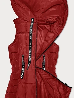 Dámska mikina s kapucňou S'West Red (B8226-4)