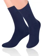 Pánske ponožky 015 Frotte dark blue - Steven