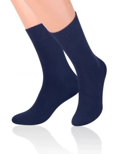 Pánske ponožky 015 Frotte dark blue - Steven