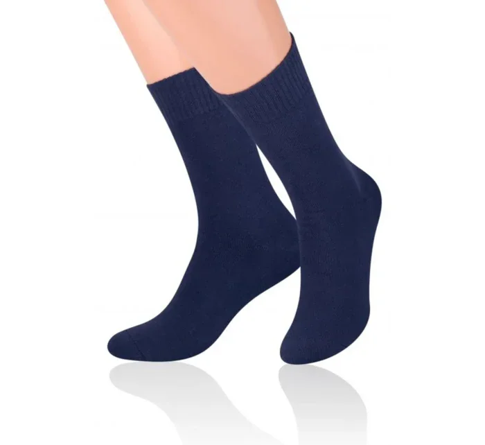 Pánske ponožky 015 Frotte dark blue - Steven