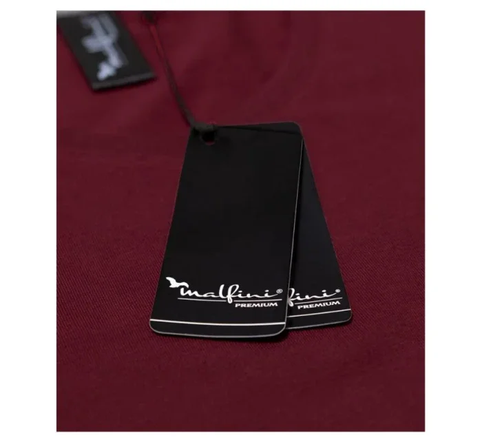 Malfini Action Tričko s výstrihom do V W MLI-70186 granátová