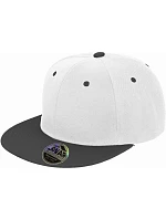 RC 6 panelová kšiltovka s plochým kšiltem 28. white/black model 22424729 - Result Headwear