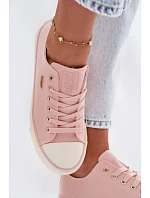 Dámské Nízké Tenisky Růžové Big Star model 22100959 - Big Star Shoes