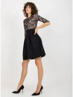 Dámske šaty LK SK 506589 3.05P čierna - FPrice