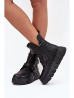 Topánky so širokou podrážkou model 216832 Vykročte štýlovo