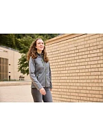 JN Dámská 2vrstvá melanžová softshell bunda 02. dark model 22530628 - Daiber