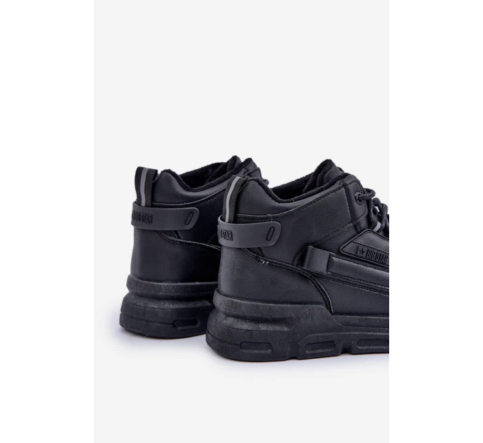 Sneakersy Męskie Ocieplane Big Star OO174587 HI-POLLY SYSTEM Czarne Sneakersy Męskie Ocieplane Big Star OO174587 HI-POLLY SYSTEM Czarne