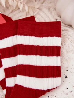 Dámské Vánoční Punčochy V Proužky model 21786656 - Aura.via