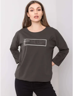 Blúzka RV BZ 6222.18 tmavá khaki