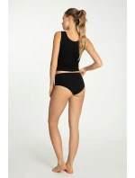 Dámske bavlnené nohavičky Mood Maxi Black - Julimex