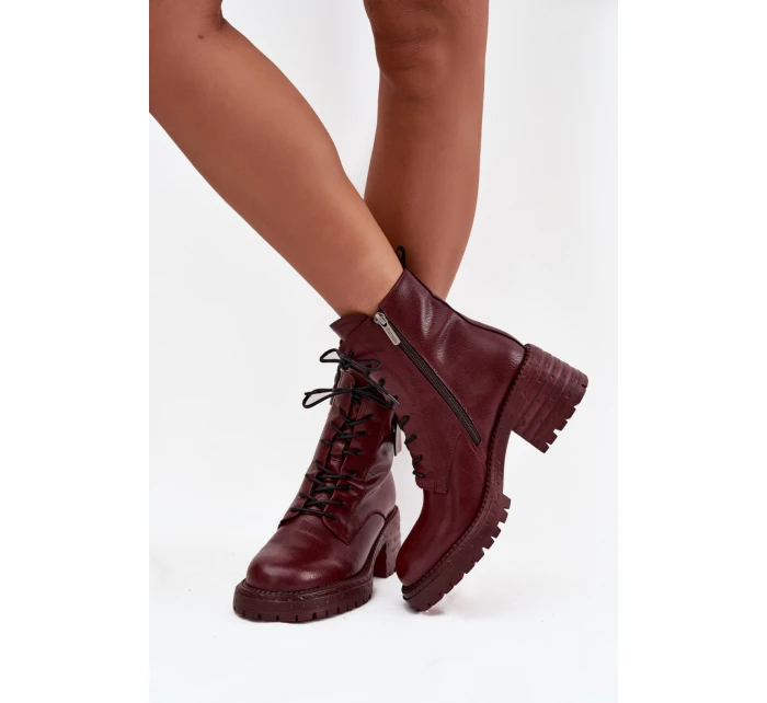 Šnurovanie vyšší model 219113 Krok v štýle