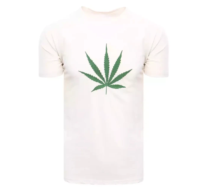 Pánské tričko v barvě ecru Dstreet model 21965223 - FashionStreet Pánské tričko v barvě ecru Dstreet model 21965223 - FashionStreet