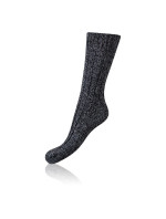 Zimné unisex ponožky NORWEGIAN STYLE SOCKS - BELLINDA - čierna