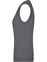JN 656 Dámská svetrová vesta s výstřihem do V model 22487708 grey heather - Daiber JN 656 Dámská svetrová vesta s výstřihem do V model 22487708 grey heather - Daiber