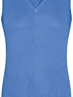 Daiber JN 656 Dámska sveterová vesta s výstrihom do V 02.0656 glacier blue