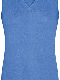 Daiber JN 656 Dámska sveterová vesta s výstrihom do V 02.0656 glacier blue