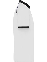 JN Pánské piqué polo se zipem 02. white/black model 22538306 - Daiber JN Pánské piqué polo se zipem 02. white/black model 22538306 - Daiber