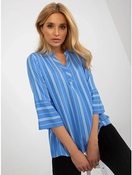 Dámská halenka model 18140208 modrá - FPrice