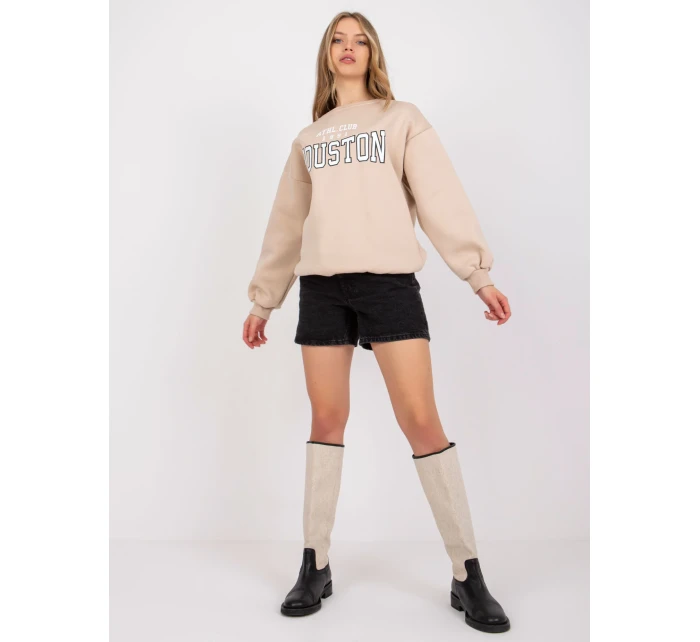 Mikina EM BL 617 model 17047281 béžová - FPrice Mikina EM BL 617 model 17047281 béžová - FPrice