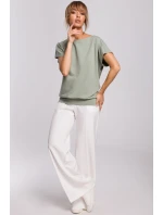 Dámská halenka model 18956054 Pistácie Made Of Emotion - Moe Dámská halenka model 18956054 Pistácie Made Of Emotion - Moe