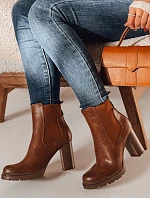 Dámske čižmy CHICMOVE s ťavím podpätkom FashionStreet ZY0577