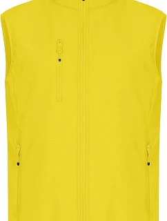 Clique Classic Softshell Vest M Pánska 3-vrstvová softshellová vesta 67.0911 citrónová