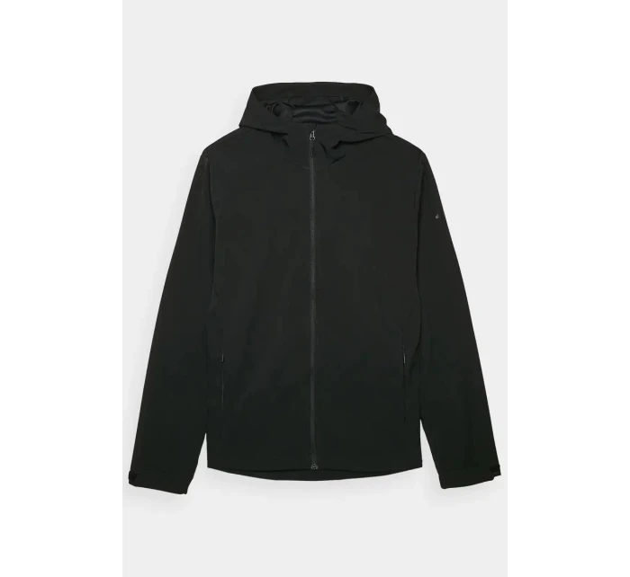 Kurtka Męska Softshell Z Kapturem 4F 4FWAW24TSOFM283-20S Czarna Kurtka Męska Softshell Z Kapturem 4F 4FWAW24TSOFM283-20S Czarna
