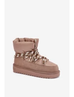 Semišové Sněhule Dámské S   Taupe model 21679986 - D.Franklin