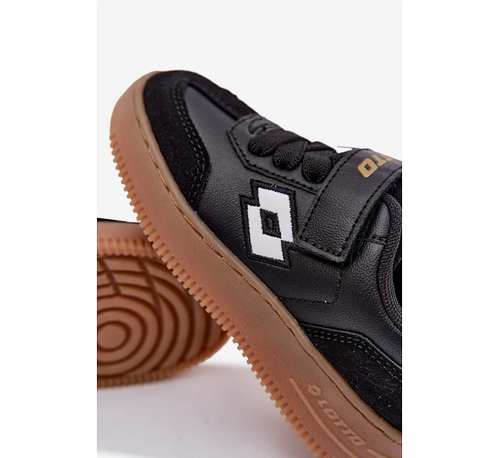 Dětské tenisky na suchý zip LOTTO MAKERA 2601250K Černé