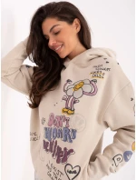 Bluza model 21378702 beżowy - FPrice Bluza model 21378702 beżowy - FPrice