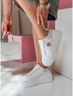Dámske tenisky na platforme KITNOT beige Dstreet ZY0921