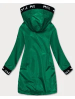Tenká zelená dámská bunda s ozdobnou lemovkou model 18038046 - S'WEST