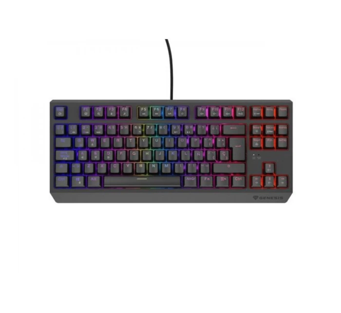 GENESIS Thor 230 TKL Herná USB QWERTY klávesnica Španielska čierna