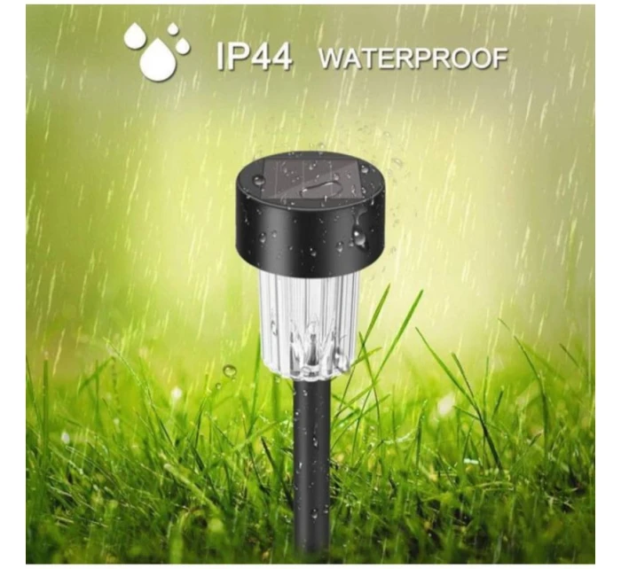 PLASTOVÁ SOLÁRNA LAMPA 4,5x31 cm LED - KIT.4 ks