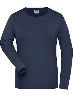 JN Dámské pracovní tričko Solid 02. navy model 22531710 - Daiber
