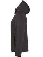 Padded Hooded Softshell Women Dámská zateplená softshellová bunda s kapucí model 22454959 dark grey - Clique