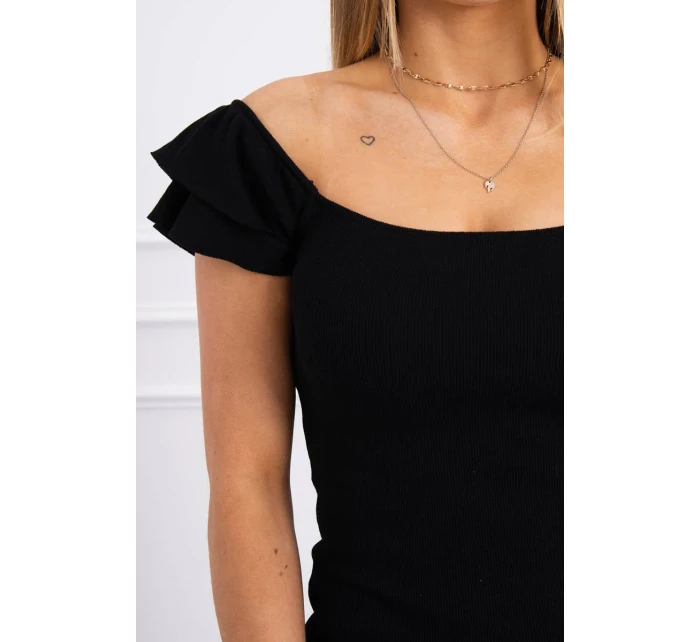 Pruhované model 18748309 šaty černé - K-Fashion