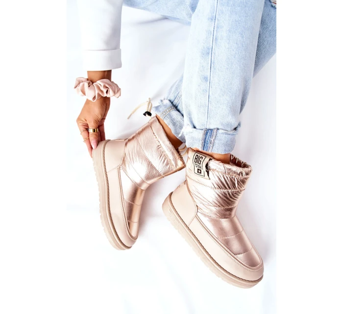 Damskie Śniegowce Big Star II274121 Beżowe Damskie Śniegowce Big Star II274121 Beżowe