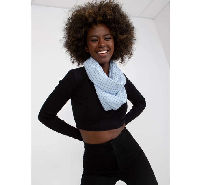 Dámská šála AT CH světle modrá model 17434206 - FPrice Dámská šála AT CH světle modrá model 17434206 - FPrice