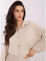 Koszula IT KS model 21766324 beżowy - FPrice Koszula IT KS model 21766324 beżowy - FPrice