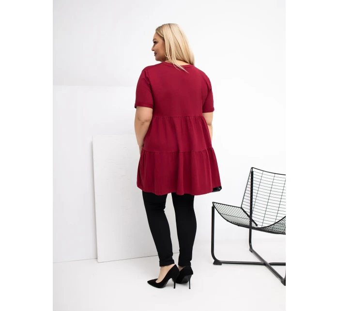 Blúzka RV BZ 7923 1.34P bordová