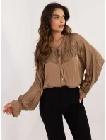 Košeľa TW KS BI 12022.16P camel