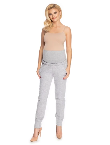 Dámské těhotenské kalhoty model 18318760 Šedá - PeeKaBoo