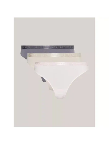 Dámske tangá 3 PACK UW0UW04480 0R4 viacfarebné - Tommy Hilfiger