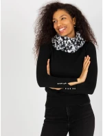 Dámská šála AT KM ENEC Bílá s černou model 21782940 - FPrice Dámská šála AT KM ENEC Bílá s černou model 21782940 - FPrice