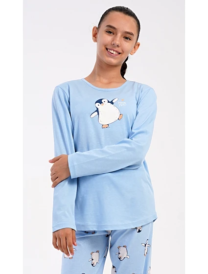 Dětské pyžamo dlouhé model 22406027 - Vienetta Kids Dětské pyžamo dlouhé model 22406027 - Vienetta Kids