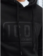 Pánská zateplená mikina s potiskem černá Dstreet model 21992994 - FashionStreet Pánská zateplená mikina s potiskem černá Dstreet model 21992994 - FashionStreet