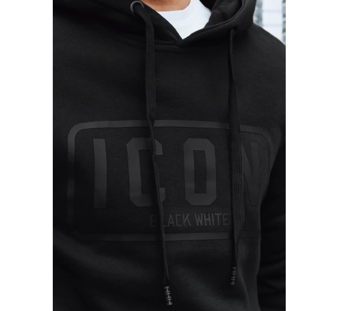 Pánská zateplená mikina s potiskem černá Dstreet model 21992994 - FashionStreet Pánská zateplená mikina s potiskem černá Dstreet model 21992994 - FashionStreet