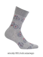 Pánske ponožky Wola Perfect Man vzorované W 94N03 Casual