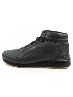 Puma ST Runner v4 Mid sportovní boty pánské kotníkové tenisky černé Puma ST Runner v4 Mid sportovní boty pánské kotníkové tenisky černé